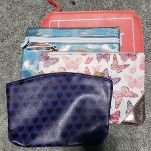 4 makeup bags